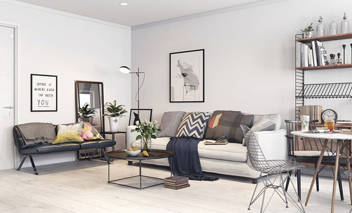 Thiết kế chung cư phong cách scandinavian