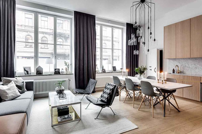 Thiết kế chung cư phong cách scandinavian
