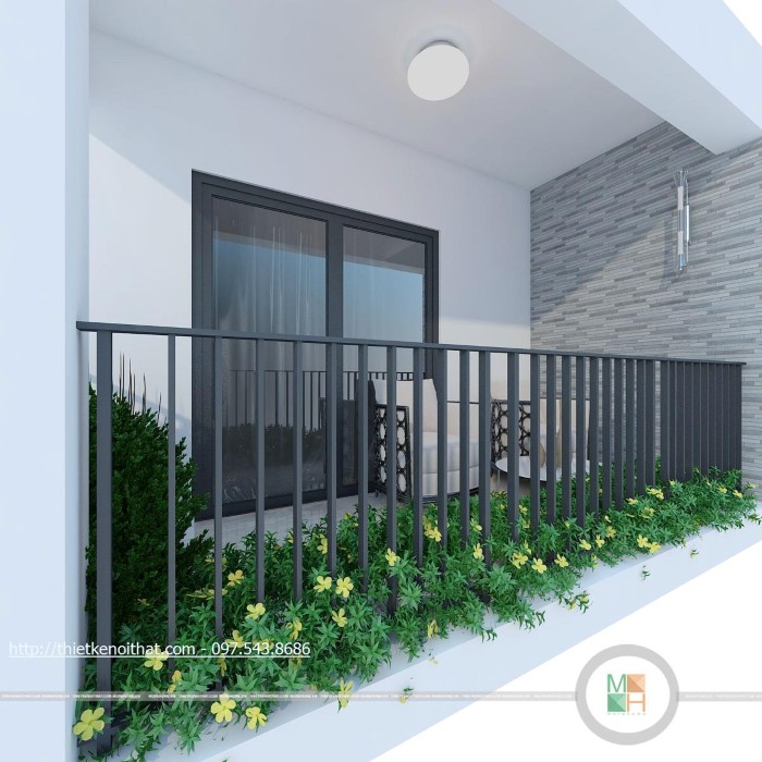 Thiết kế căn hộ sân vườn đẹp