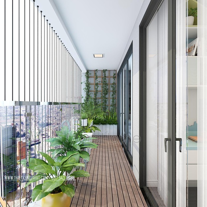 Thiết kế căn hộ sân vườn đẹp